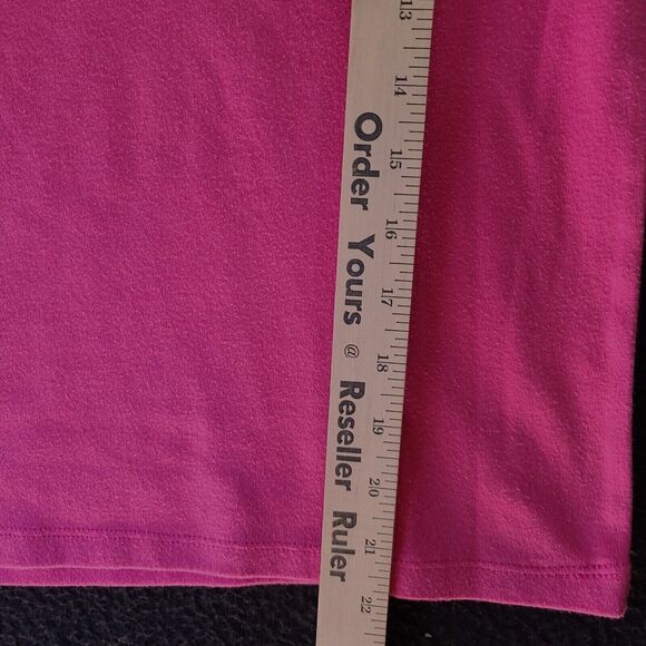 Mc Sportswear Womens T-Shirt Pink Size Small Algodon Blend Long Sleeve Pullover - Picture 4 of 12